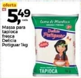 Frangolândia Massa para tapioca fresca Delicia Potiguar 1kg oferta
