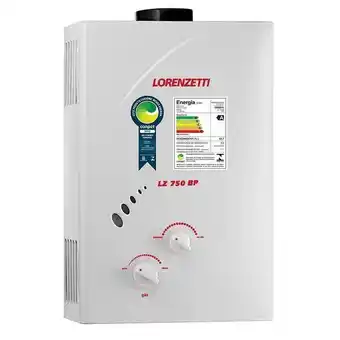 Carrefour Aquecedor a gás gn 7.5 litros - lz 750bp - lorenzetti oferta