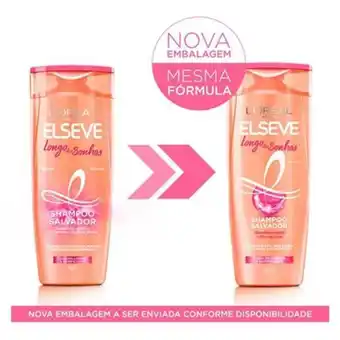Rede Top Shampoo elseve longo dos sonhos l'oréal paris 400ml oferta