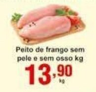 Rossi Supermercado Peito de Frango sem pele e sem osso 1kg oferta