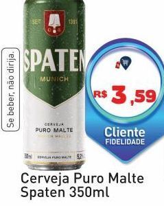 Tonin Superatacado Cerveja puro malte spaten 350ml oferta