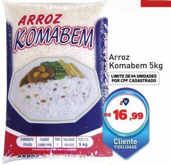 Tonin Superatacado Arroz komabem 5kg oferta