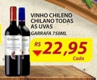 Assaí Atacadista Vinho Chileno Chilano Todas As Uvas 750ml oferta
