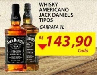 Whisky Americano Jack Daniels Tipos 1L