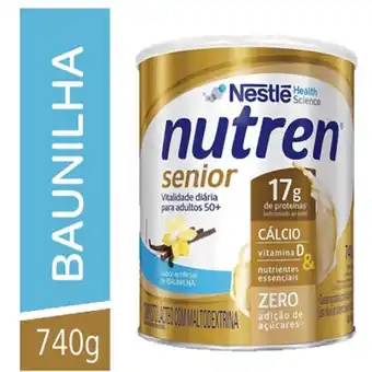 Suplemento alimentar nutren senior baunilha 740g