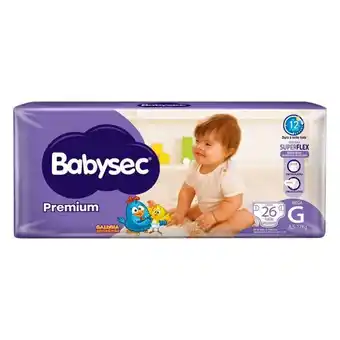 Supermercados Mateus Fralda premium com cintura e orelha elástica 26 unidades tamanho g oferta