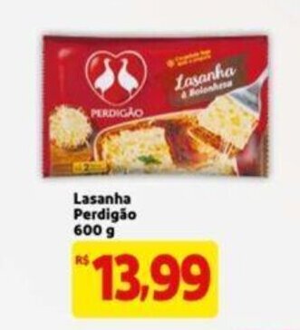 Extra Supermercado Lasanha Perdigao 600g oferta