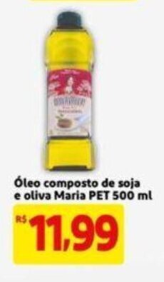 Extra Supermercado Oleo composto de soja e oliva Maria pet 500ml oferta