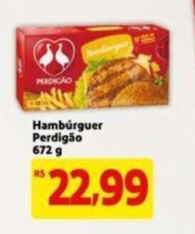 Extra Supermercado Hamburguer Perdigao 672g oferta