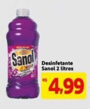 Extra Supermercado Desinfetante Sanol 2L oferta