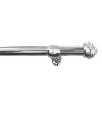 Jogo de suporte para cortina pratiko cromado bella arte 3mx19mm pro3pk30e358