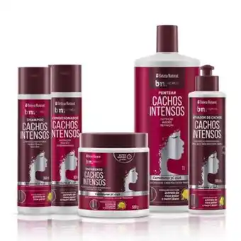 Beleza Natural Kit cachos intensos com ativador oferta
