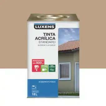 Leroy Merlin Tinta acrílica fosco standard camurça 18l luxens oferta