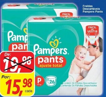 Supermercados Guanabara Fraldas Descartaveis Pampers Pants oferta