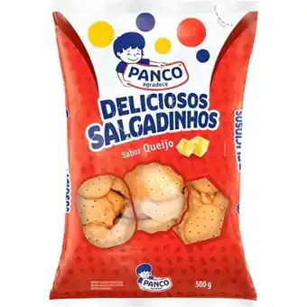 Supermercado Precito Biscoito deliciosos salgadinhos sabor queijo panco 500g oferta