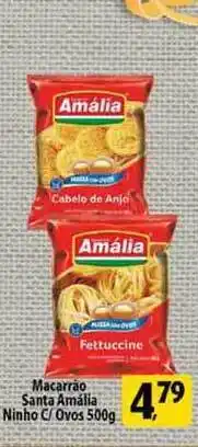 Coelho Diniz Macarrão Santa Amália Ninho C Ovos 500g oferta