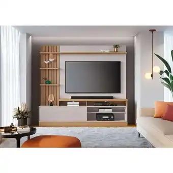Carrefour Home theater maceió freijó/off white tv até 65'' oferta