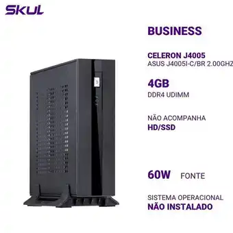Carrefour Mini computador b100 j4005 asus j4005i-c/br 2.00ghz 4gb ddr4 oferta