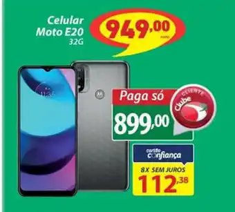 Celular Moto E20 32g
