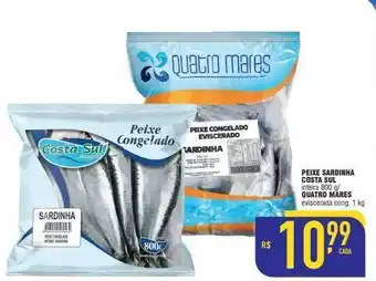 Mercantil Rodrigues Peixe sardinha costa sul/quatro mares kg oferta