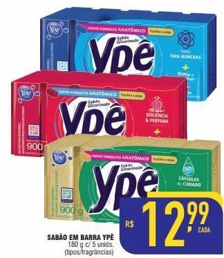 Mercantil Rodrigues Sabão em barra ypê 180g oferta
