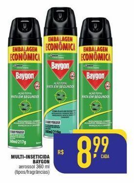 Mercantil Rodrigues Multi inseticida baygon 360ml oferta