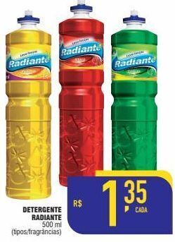 Mercantil Rodrigues Detergente radiante 500ml oferta