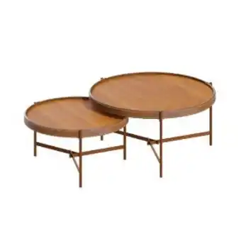 Conjunto mesas de centro aqua (62281) ./nature /cobre