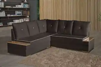 Lojas Guido Sofa de canto onix - marrom oferta