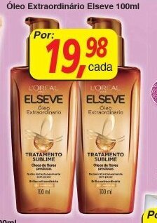 Supermercados Guanabara Oleo Extraordinario Elseve 100ml oferta