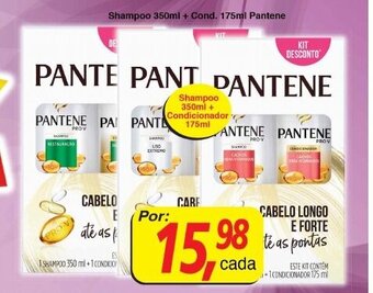 Supermercados Guanabara Shampoo 350ml + Cond. 175ml Pantene oferta