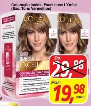 Supermercados Guanabara Coloracao Imedia Excellence L'Oreal oferta