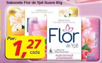 Supermercados Guanabara Sabonete Flor de Ype Suave 85g oferta