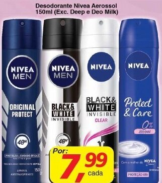 Supermercados Guanabara Desodorante Nivea Aerossol 150ml oferta
