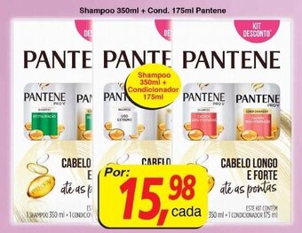 Supermercados Guanabara Shampoo 350ml + Cond. 175ml Pantene oferta