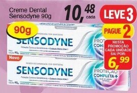 Supermercados Guanabara Creme Dental Sensodyne 90g oferta
