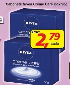 Supermercados Guanabara Sabonete Nivea Creme Care Box 90g oferta