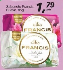 Sabonete Francis Suave 85g