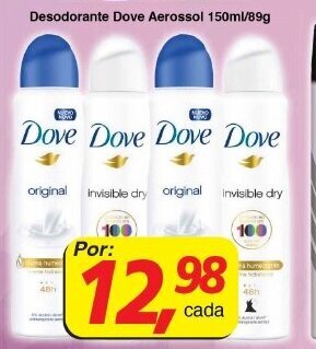 Supermercados Guanabara Desodorante Dove Aerosol 150ml/89g oferta
