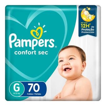 Drogal Fraldas pampers confort sec g 70 unidades oferta