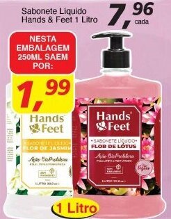 Supermercados Guanabara Sabonete Liquido Hands & Feet 250ml oferta