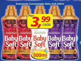Supermercados Guanabara Amaciante Concentrado Baby Soft 500ml oferta