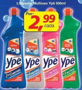 Supermercados Guanabara Limpador Multiuso Ype 500ml oferta