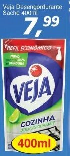 Supermercados Guanabara Veja Desengordurante Sache 400ml oferta