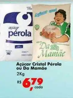 Big Box Açúcar cristal pérola ou da mamáe oferta