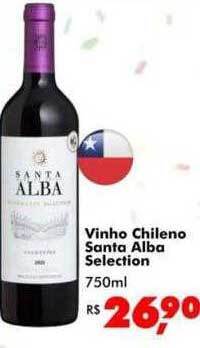 Big Box Vinho chileno santa alba selection oferta