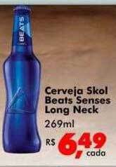 Big Box Cerveja skol beats senses long neck oferta