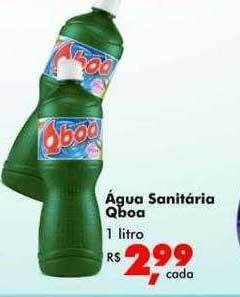Big Box Água sanitária qboa oferta
