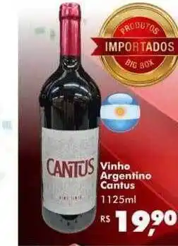 Vinho argentino cantus