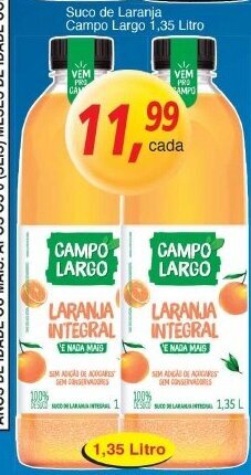 Supermercados Guanabara Suco de Laranja Campo Largo 1.35L oferta